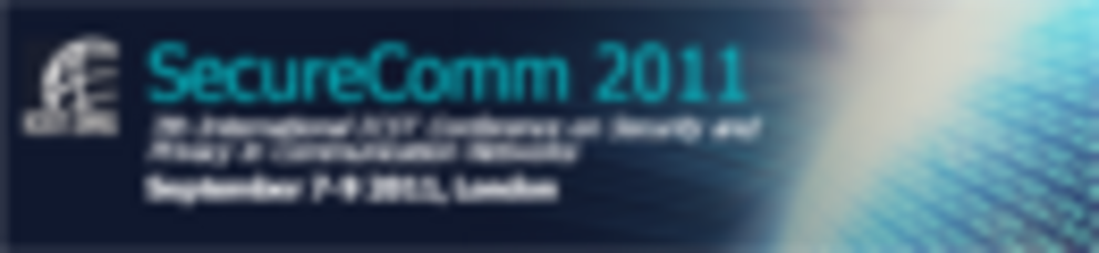 Logo SecureComm 2011 Logo SecureComm 2011