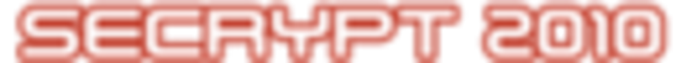 Logo SECRYPT 2010 Logo SECRYPT 2010