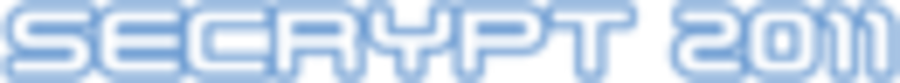 Logo SECRYPT 2011 Logo SECRYPT 2011